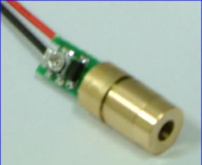 Picture of Laser Diode Dot Beam 5mW 650nm 8mm
